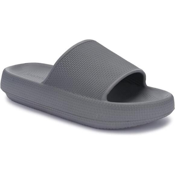 Pillow Slippers for Women and Men Non Slip Quick Drying Shower Slides - Picture 1 of 7